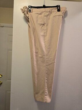 LOFT Riviera Slim Khaki Pants Size 12